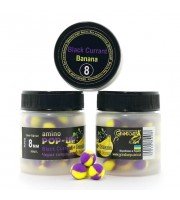 Amino POP-UPs two-flavor BLACK CURRANT•BANANA (ЧОРНА СМОРОДИНА•БАНАН) 8 мм
