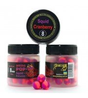 Amino POP-UPs two-flavor SQUID•CRANBERRY (КАЛЬМАР•ЖУРАВЛИНА) Ø8 мм
