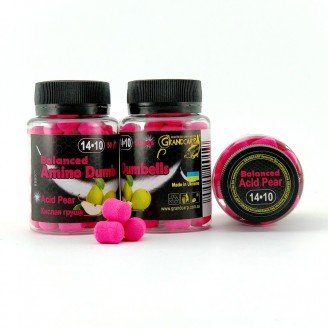 BALANCED Amino Dumbells ACID PEAR (КИСЛА ГРУША) 14•10 мм BALANCED Amino Dumbells ACID PEAR (КИСЛА ГРУША) 14•10 мм