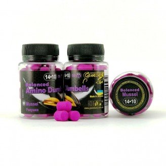 BALANCED Amino Dumbells MUSSEL (МУШЛЯ) 14•10 мм BALANCED Amino Dumbells MUSSEL (МУШЛЯ) 14•10 мм