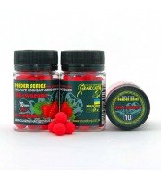 Аміно бойли насадочні варені STRAWBERRY (ПОЛУНИЦЯ) FEEDER SERIES Ø10 мм