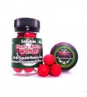 Soluble Amino Wafters Krill•Squid•Robin Red (Криль•Кальмар•Робін ред) Ø16 мм